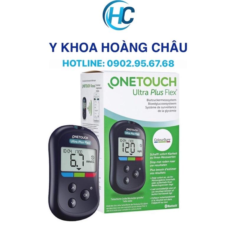 Máy đo đường huyết One Touch Ultra Plus Flex (Tặng kèm lọ 25 que thử-bảo hành trọn đời)