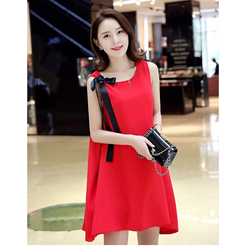 Đầm bầu đẹp - váy bầu xinh thời trang Hàn Quốc DN1907022A