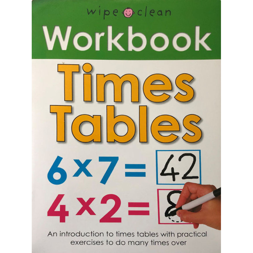 Sách tẩy xóa tiếng Anh - Wipe Clean Workbook Times Tables