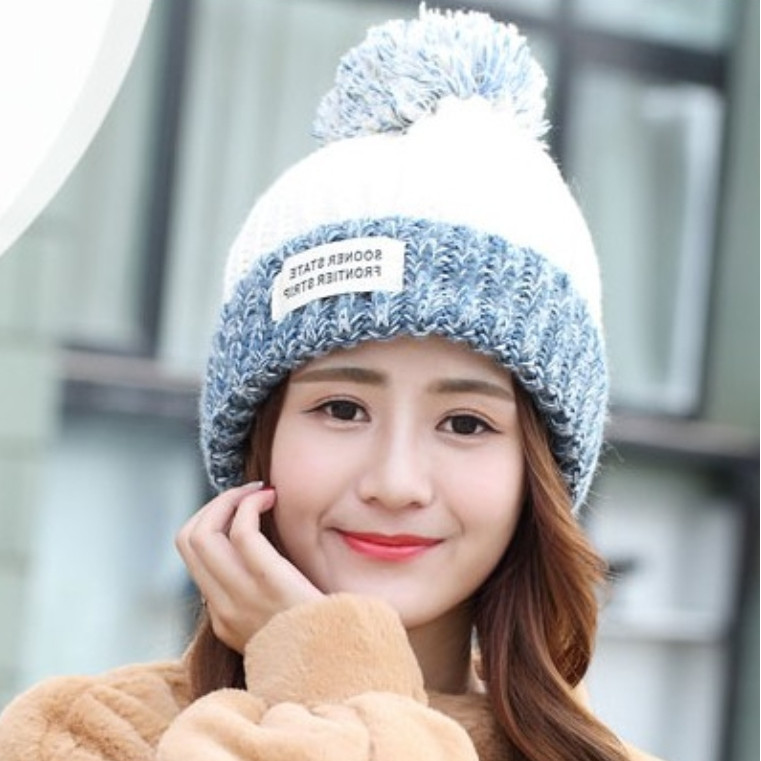 Mũ Len Nữ Nón Len Nữ slightly thời trang Hàn Quốc - DONA21012102