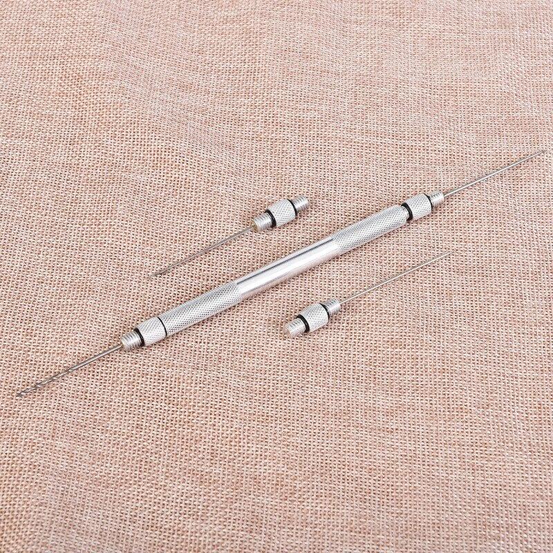 5 in-1 Carp Fishing Rigging Bait Needle Kit Tool Set Bait Boilie Drill Stringer Needle with Nonslip Aluminum Alloy Handle