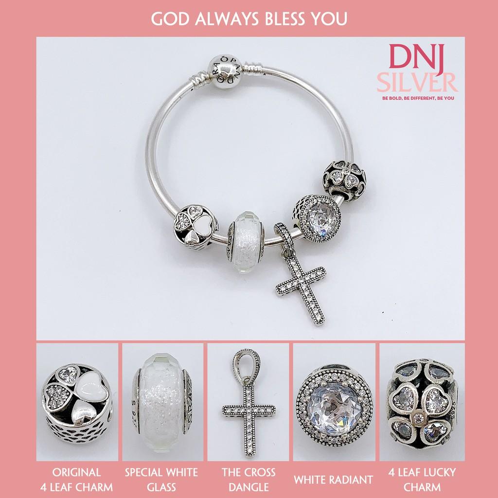 Vòng Bạc S925 ALE Cao Cấp - GOD ALWAYS BLESS YOU