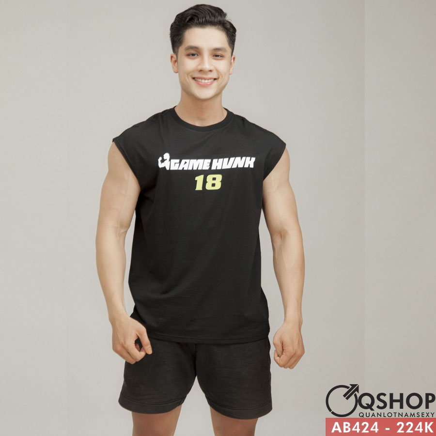 Áo tanktop nam thể thao, đi chơi QSHOP AB424