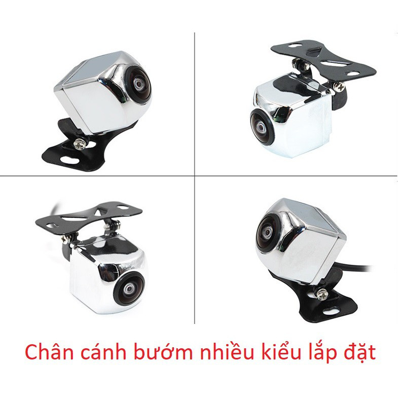 Camera lùi 720p mắt lồi góc rộng mạ bạc phù hợp mọi loại màn hình AHD và CCD