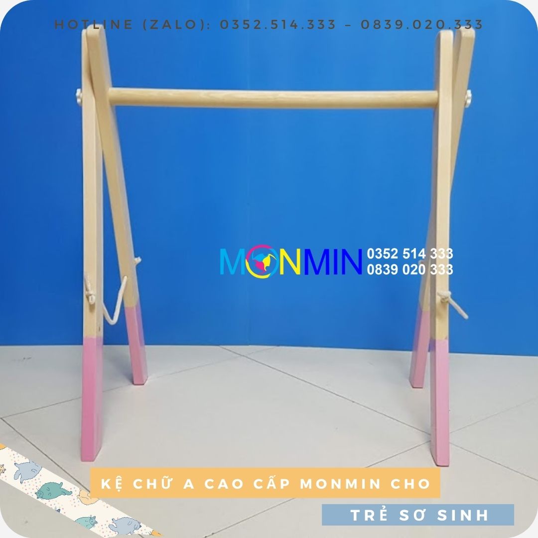 Kệ chữ A bằng gỗ Monmin - Chuẩn Montessori - chất lượng cao