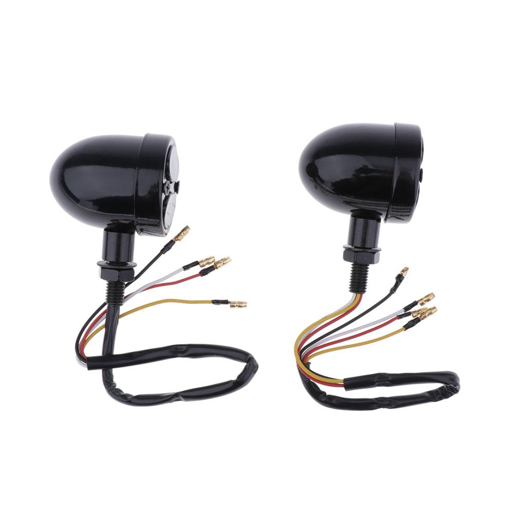 Motorcycle  Turn Signal Amber& Red Blinker Indicator Light for