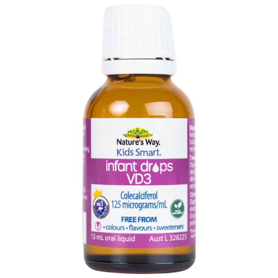 Nature's Way Kids Smart INFANT DROPS VD3 - Bổ sung vitamin D3 cho bé (13ml/Lọ)