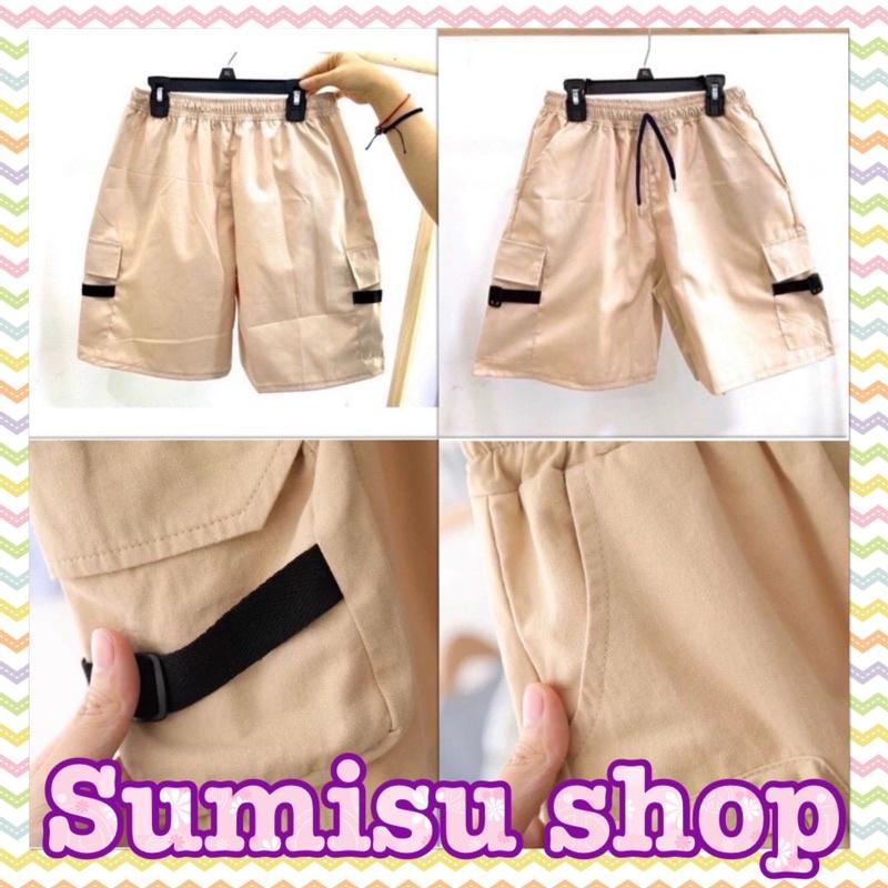 Quần kaki lửng, quần đùi, màu vàng nam nữ lửng ma43142 sumisu shop