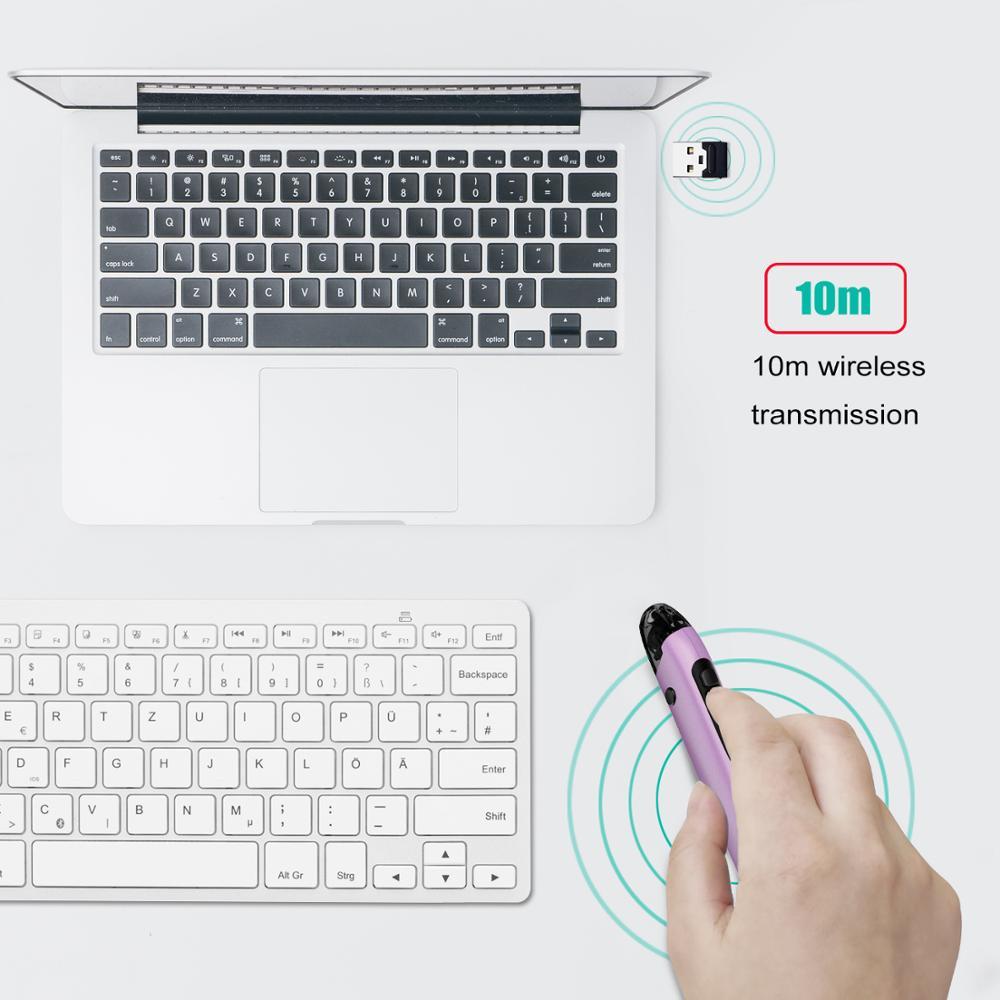 Năm 2020 Sản Phẩm Mới Nổ Sạc Chuột Chuột Bút Không Dây 2.4G Bút Chuột Cá Tính Sáng Tạo Dọc Bút Chuột