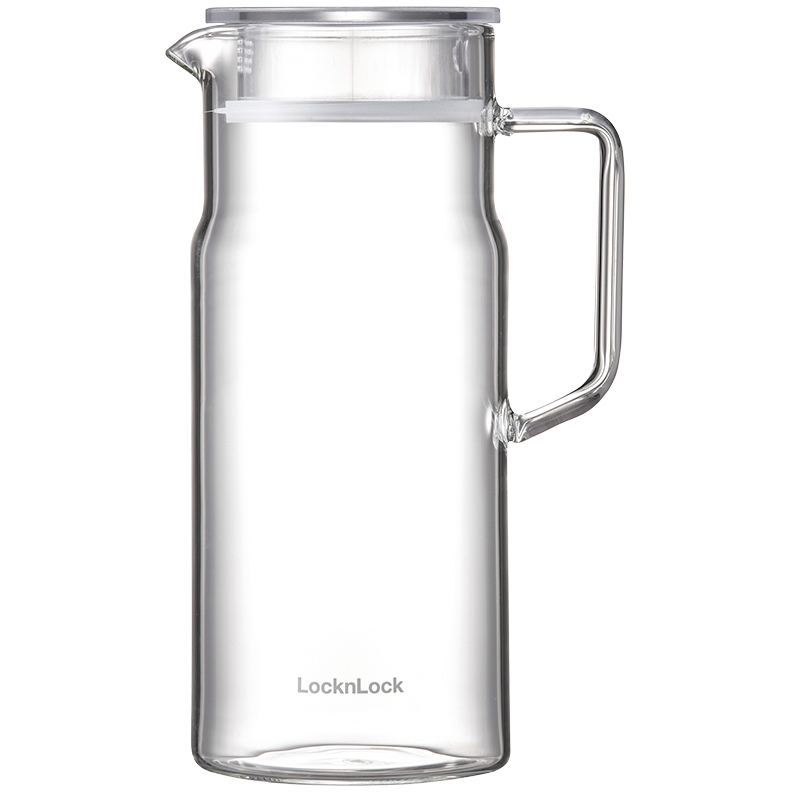 Bình nước thủy tinh chịu nhiệt LocknLock Metro Glass Jug 1.2 LLG6100  - Màu trong suốt