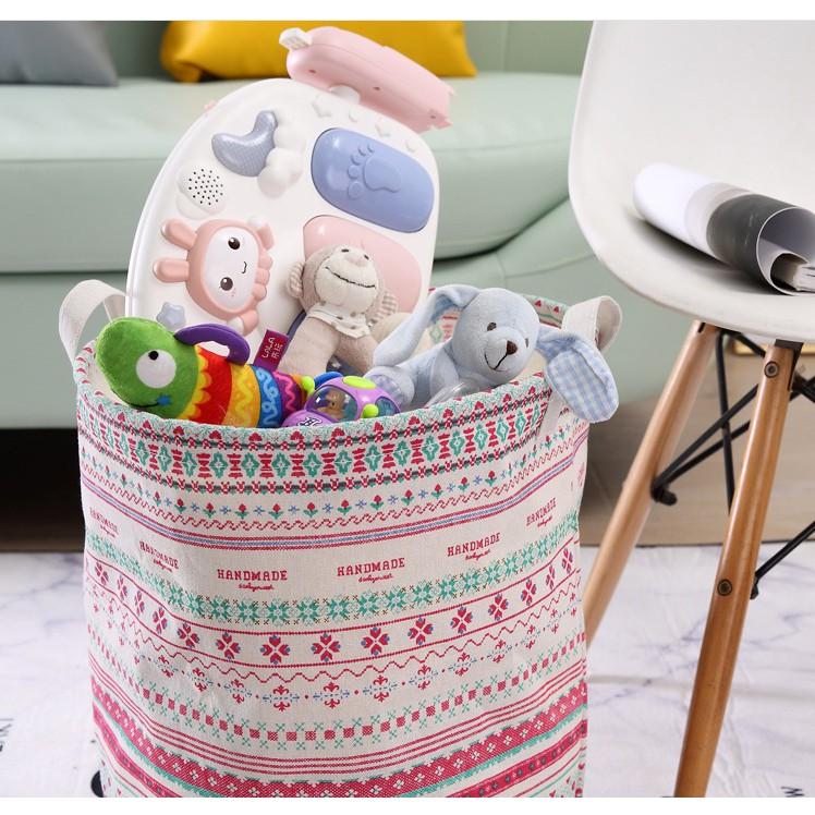 Sọt vải để đồ chơi, quần áo đa năng, Giỏ vải canvas