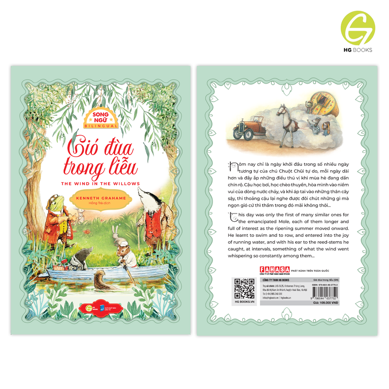 Gió đùa trong liễu - Sách song ngữ kinh điển, có note từ vựng, tặng kèm file nghe - HG Books
