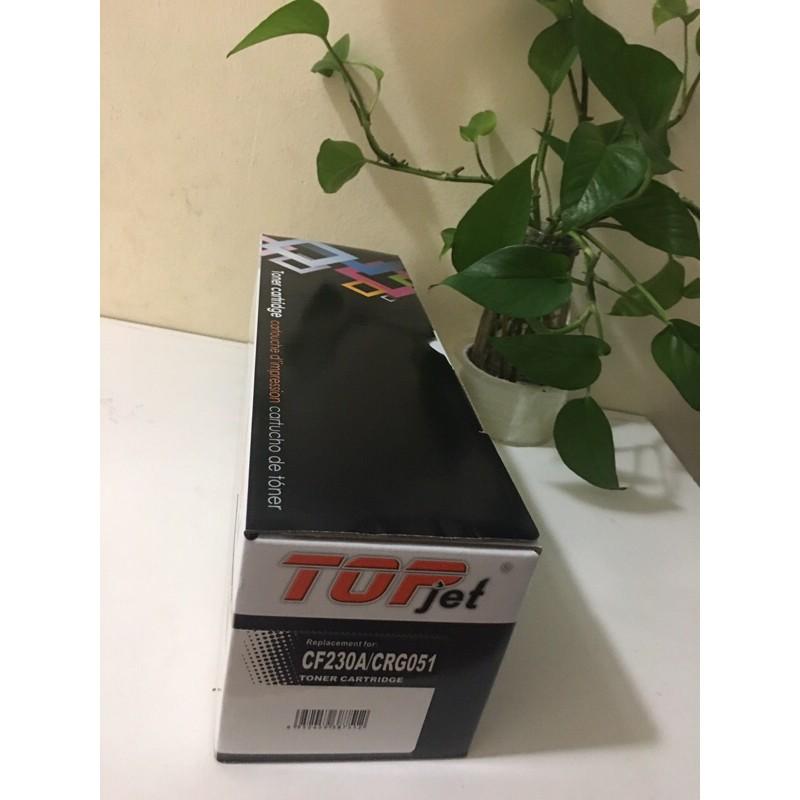 Hộp mực Topjet  30A - CF230A dành cho máy  Canon 051 Black - HP Laser M203a/ 227dw _ Canon LBP 160, LBP 161dn, LBP 162dw, MF269DW (Có chíp) - Hàng Chính Hãng