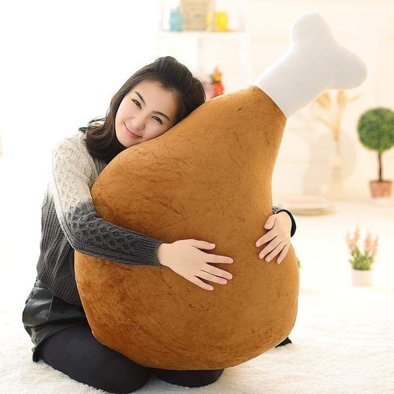 Gấu bông Đùi gà SIZE đại 90cm Siêu to khổng lồ