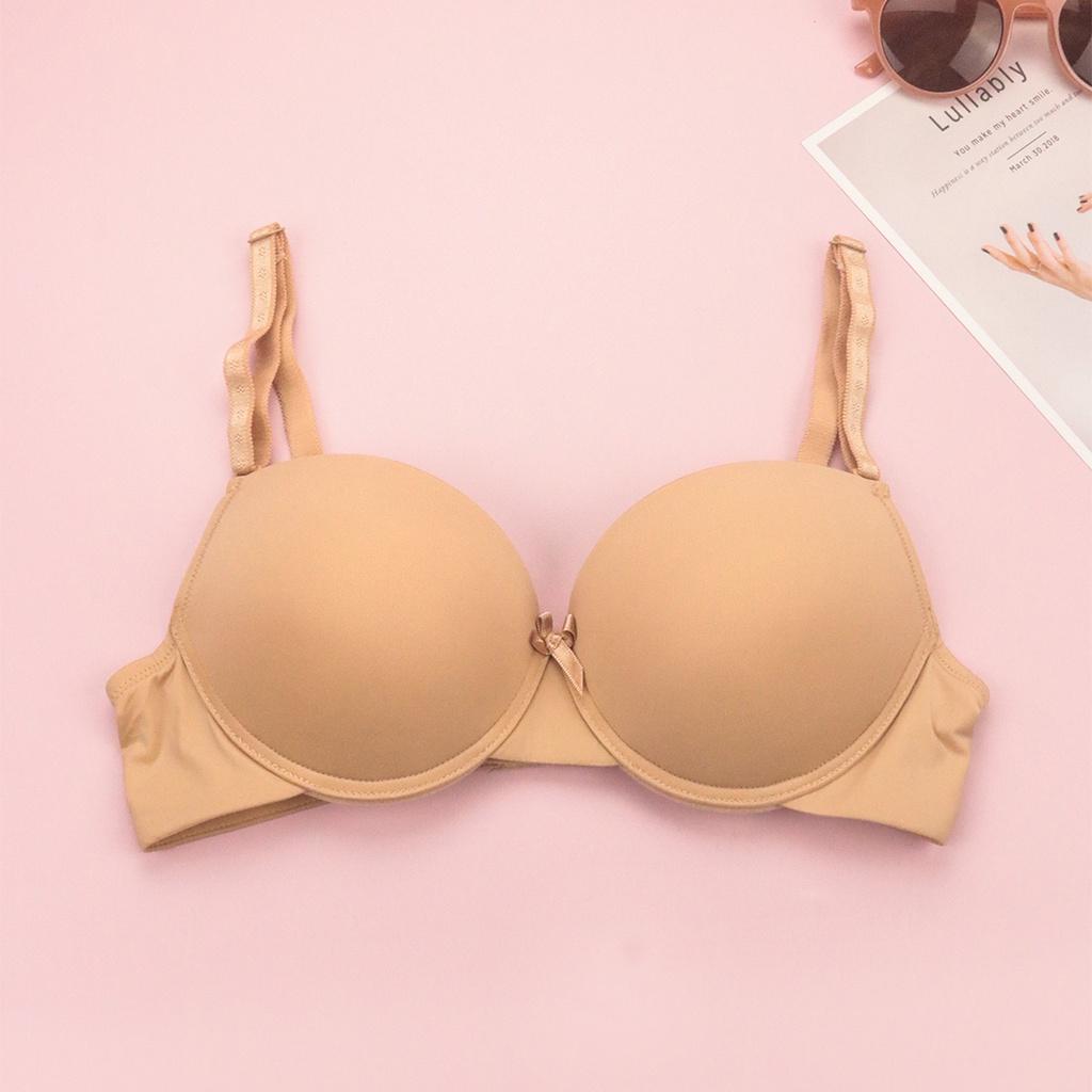 Áo Lót Nâng Ngực Trơn Siêu Đẩy LUPERI SP840 đệm mút ép thấm hút mồ hôi bản 2 móc trẻ trung