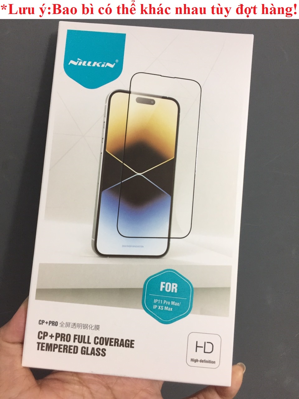 [ iP Xs Max ;  11 Pro Max ] Cường lực full màn hình viền đen 0.3mm cho điện thoại iP 11ProMax 6.7inches Nillkin CP+PRO _ Hàng chính hãng