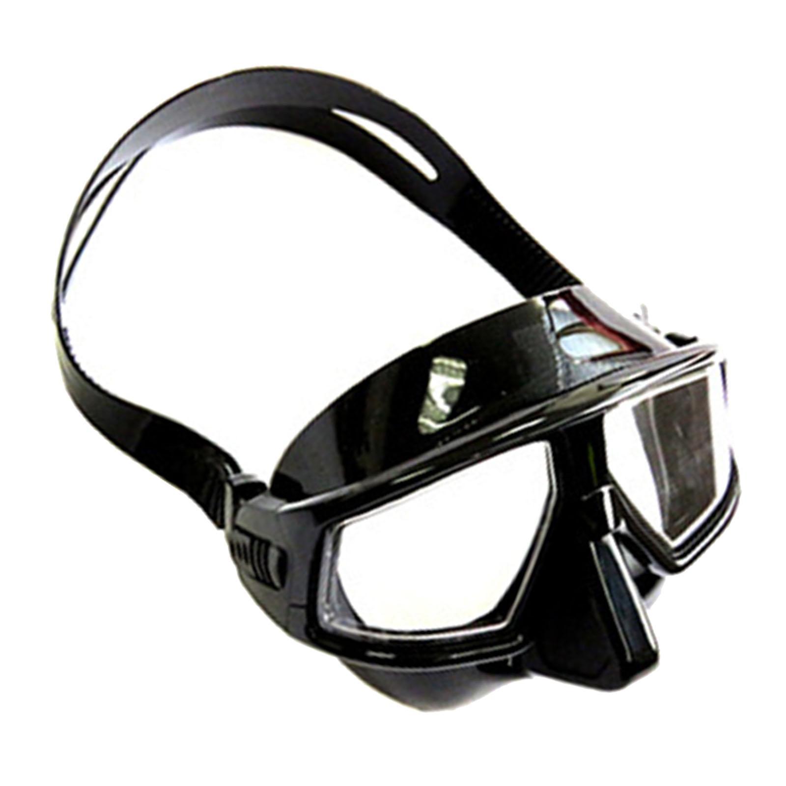 Dive Goggles Free Diving Goggles with Nose Cover Snorkel Goggles Panoramic Eyewear