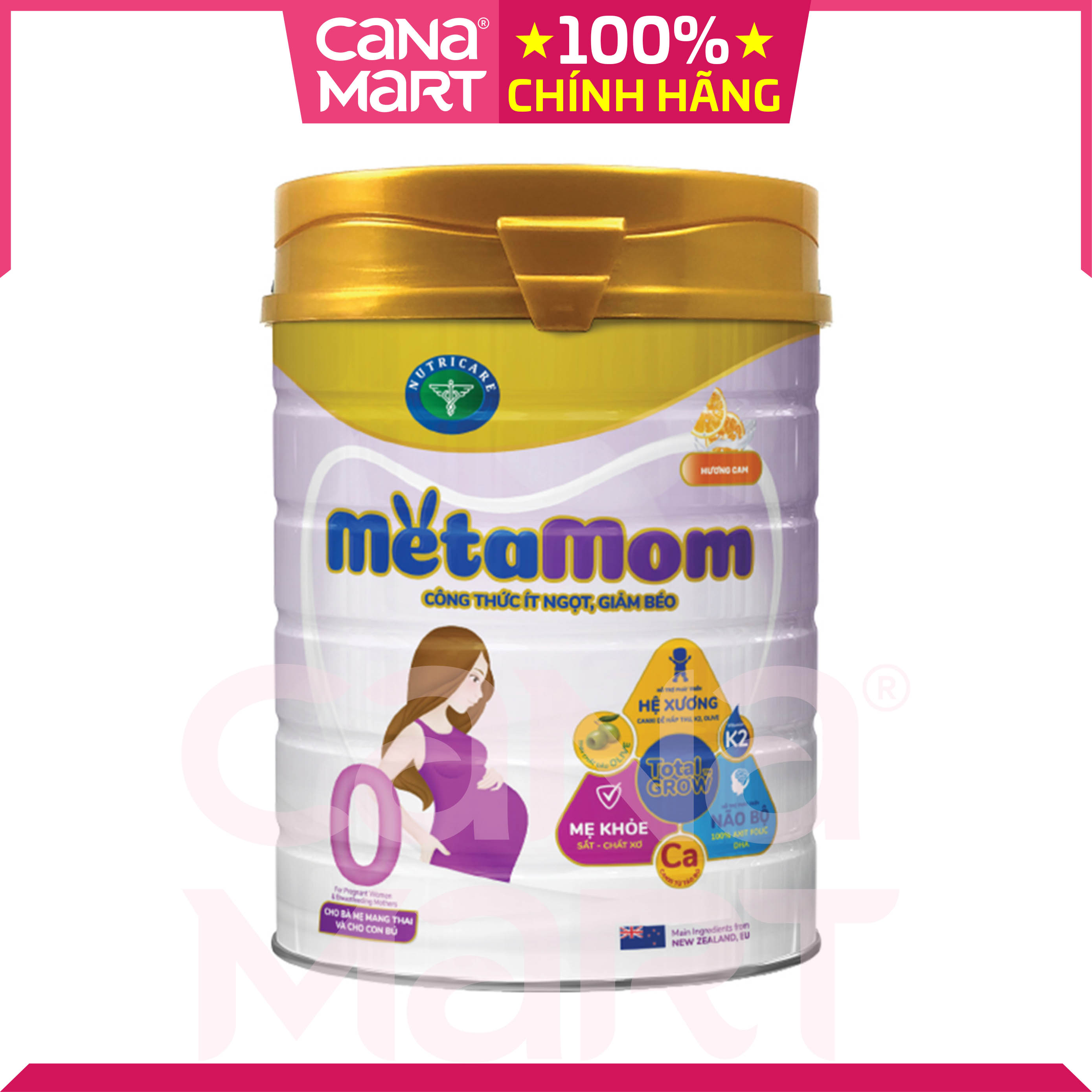 Sữa bột MetaMom dành cho phụ nữ mang thai và cho con bú