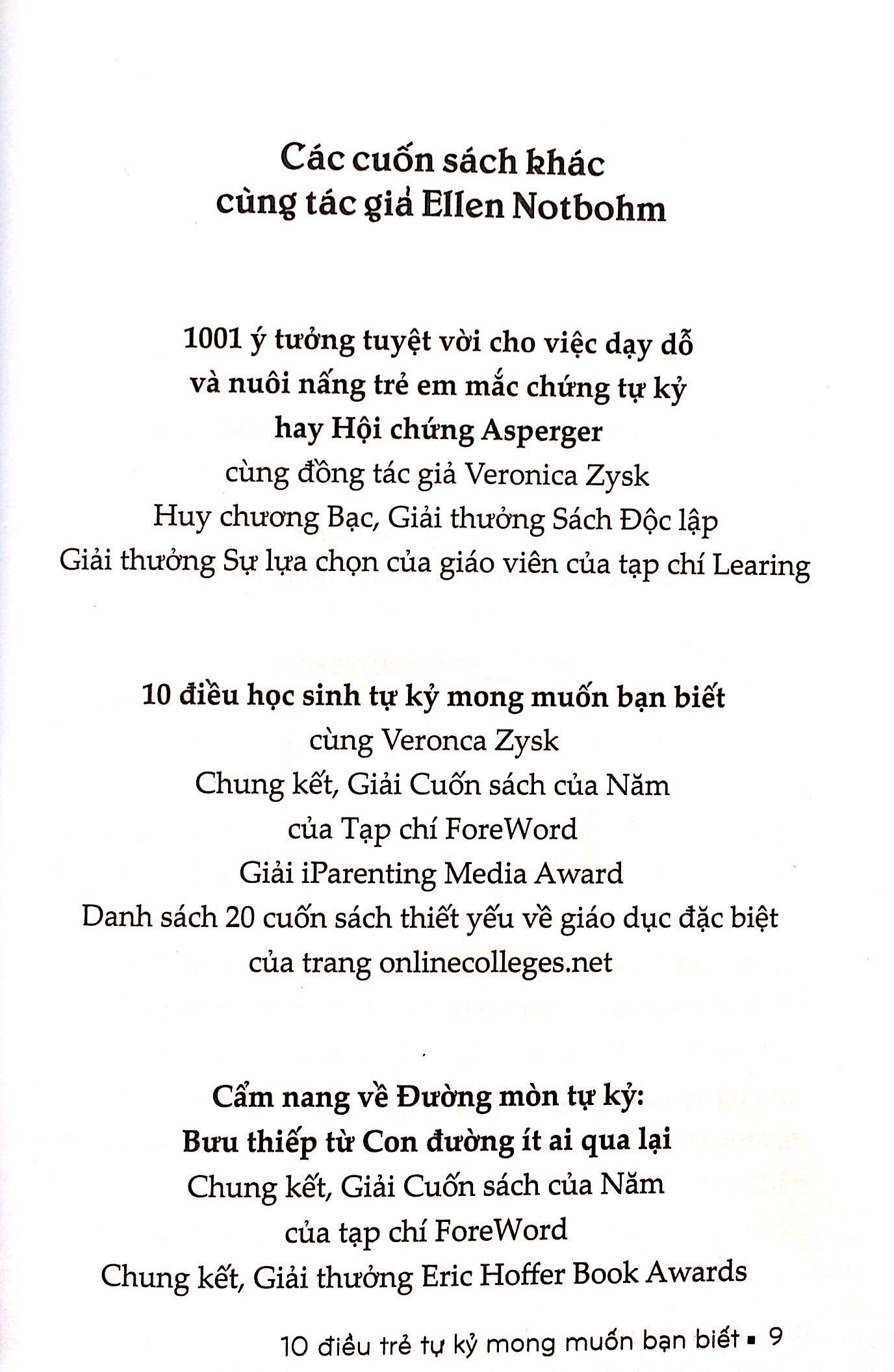 Sách 10 Điều Trẻ Tự Kỷ Mong Muốn Bạn Biết