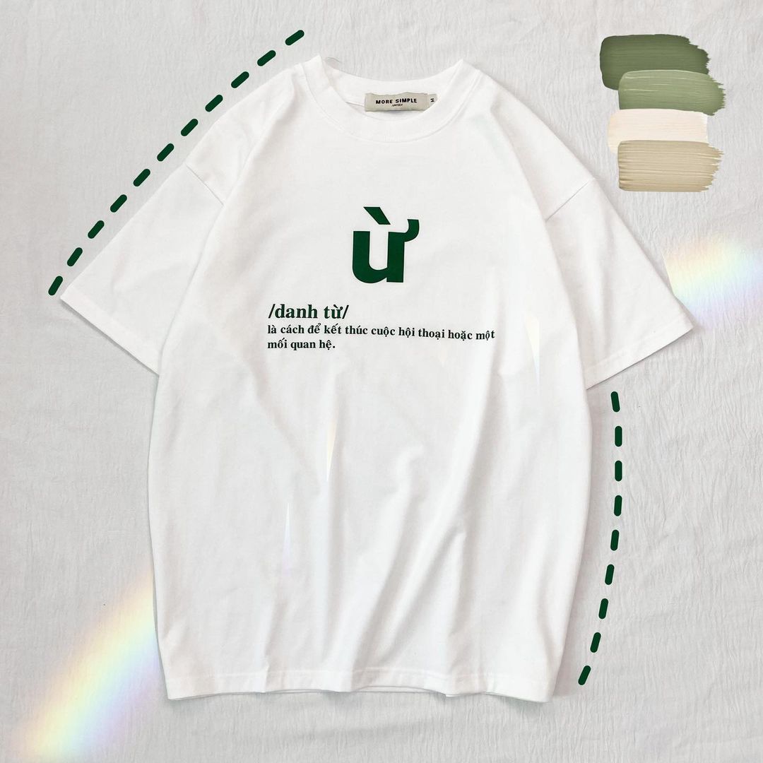 Áo Thun Tay Lỡ Ừ T-SHIRT Form Rộng Vải Thun Tici Phong Cách Nam Nữ Unisex