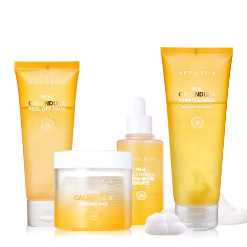 Aprilskin Set Full 4 sản phẩm của dòng Calendula