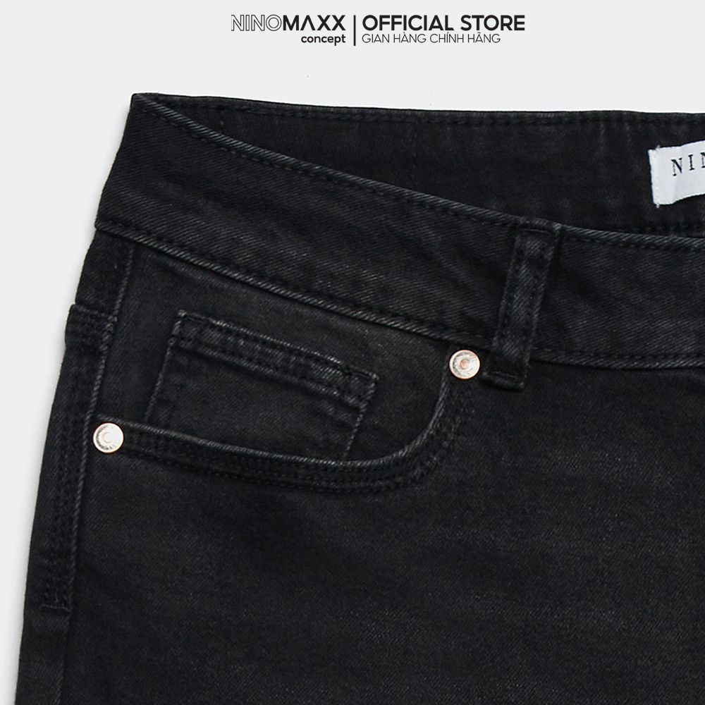 NINOMAXX Quần jean nữ Basic chất cotton form slim fit 2208062