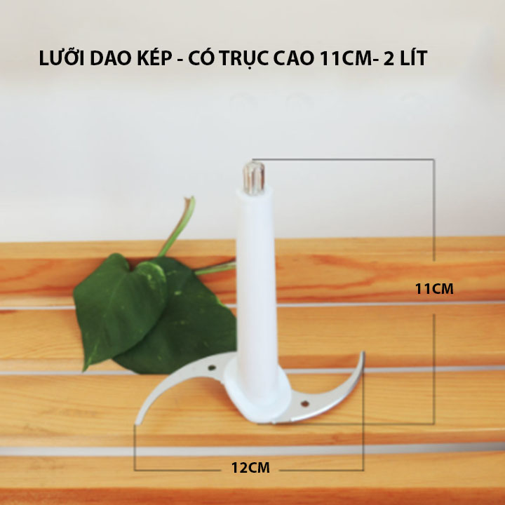 Lưỡi dao kép Thay Thế- Phụ kiện Lưỡi dao máy xay thịt 2 lít-3 lít