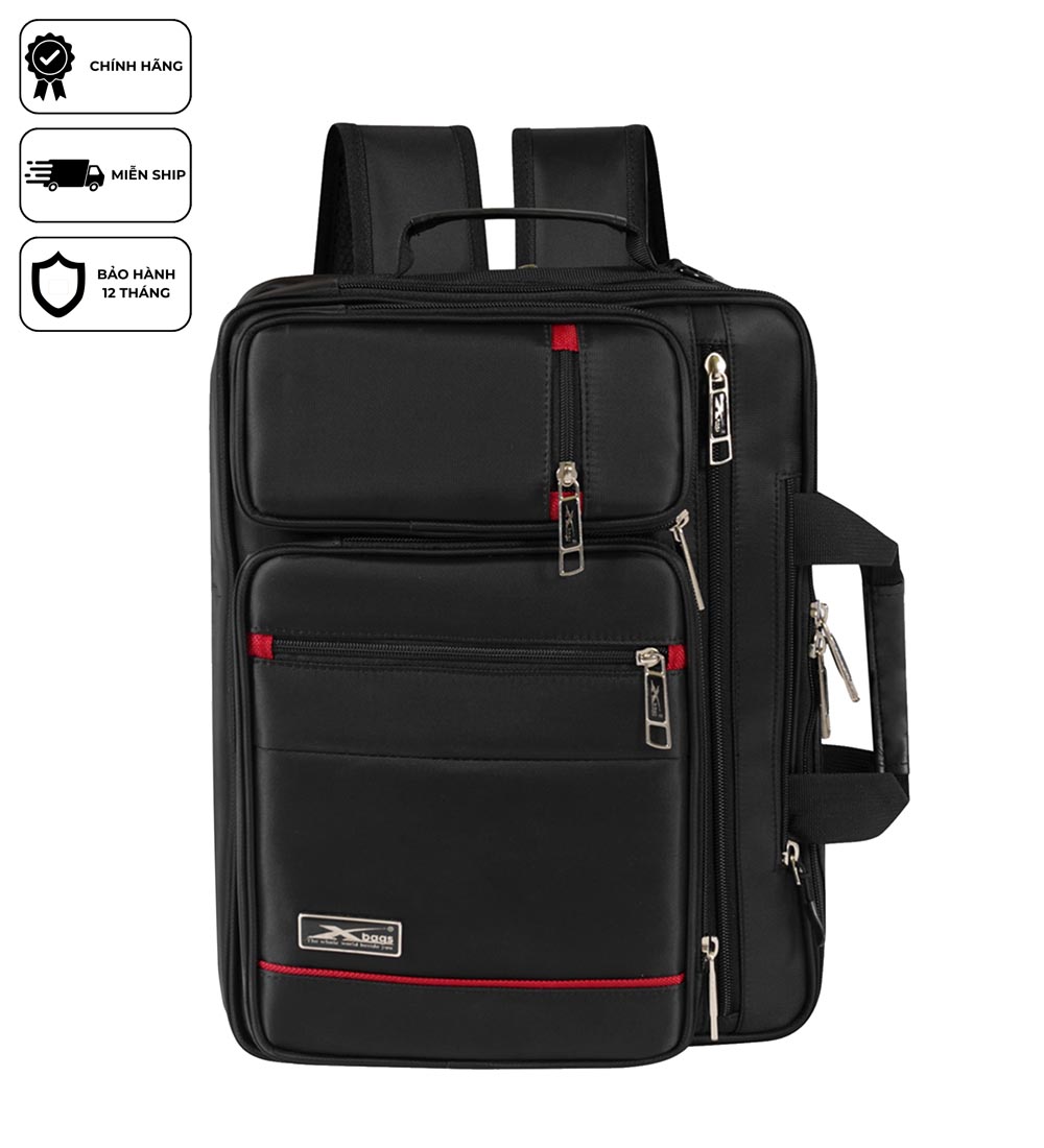 Cặp Học Sinh Cấp 2, Cấp 3, Có Ngăn Đựng Bình Nước, Cặp Đa Năng Có Quai Balo Cất Gọn Xbags Pride Xb 4102