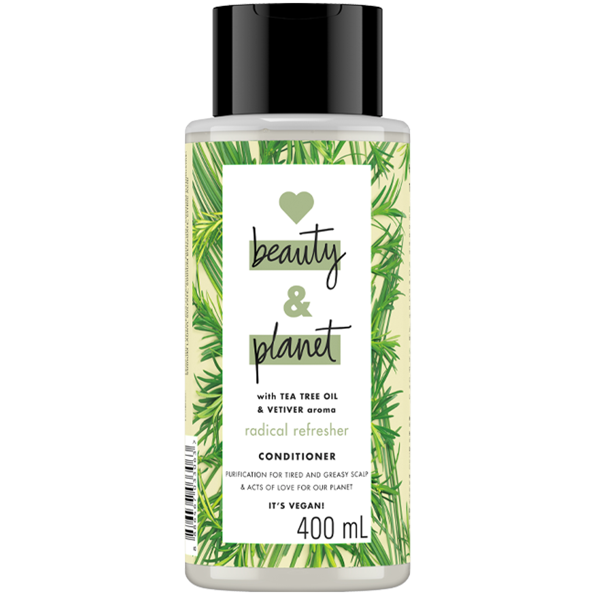 Dầu Xả 400Ml Love Beauty And Planet Detox Sạch Sâu Radical Refresher Với 100% Tinh Dầu Tràm Trà Úc Và Hương Cỏ Vetiver