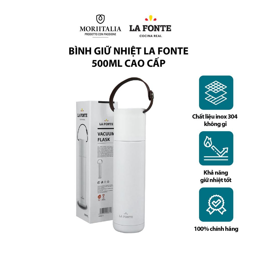 Bình giữ nhiệt La Fonte 500ml cao cấp 006613-WHI