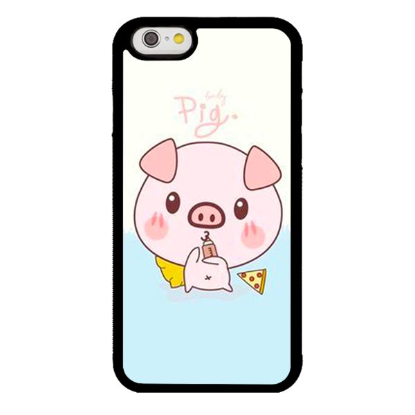 Ốp lưng cho iPhone 6 heo 3 - Hàng chính hãng