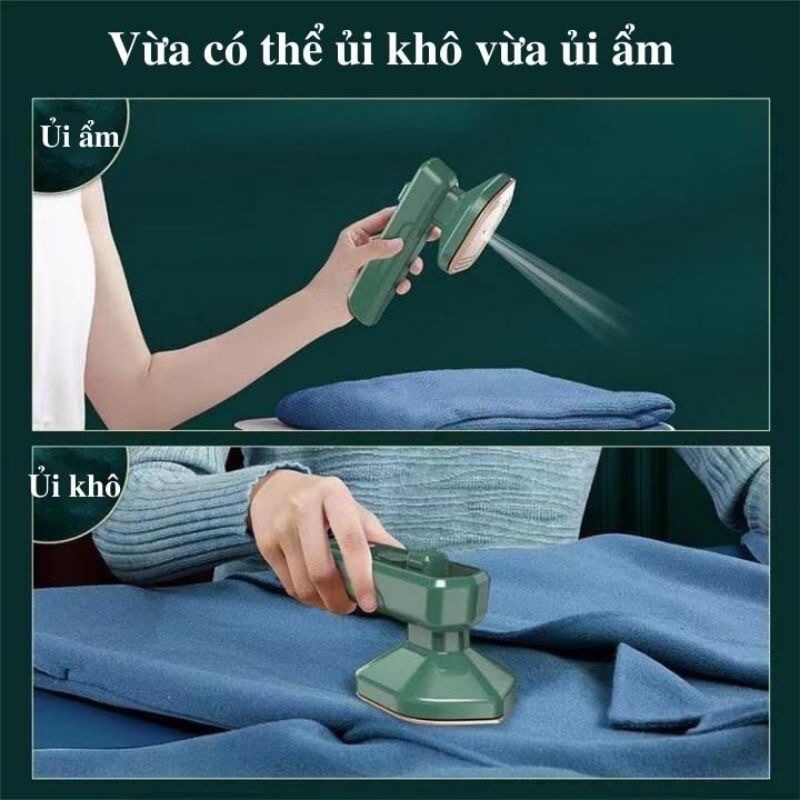 Sản phẩm phụ kiện giặt ủi -Bàn ủi hơi nước cầm tay mini   đa năng ,có thể ủi khô và nước nhỏ gọn mang theo du lịch giã ngoại