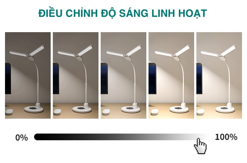 Đèn Học Chống Cận Để Bàn Thiết Kế Thông Minh  VKT29S - BH 12 tháng