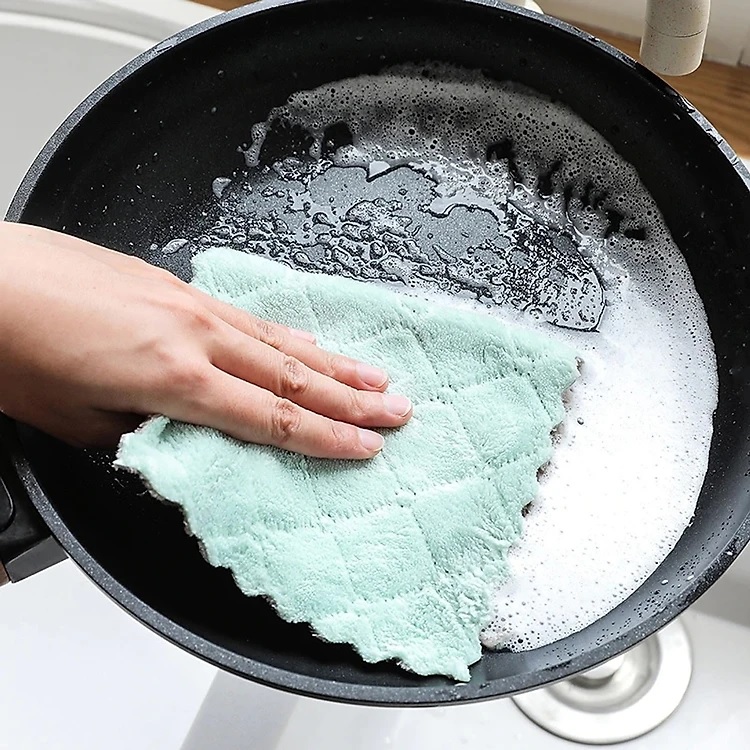 Combo 10 Khăn Lau Đa Năng Lau Bếp Và Đồ Đạc Chính Hãng TOKDODO