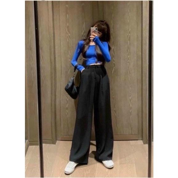 Quần ống suông/ ống loe dây kéo bigsize 50-90kg (M, L, XL, XXL)