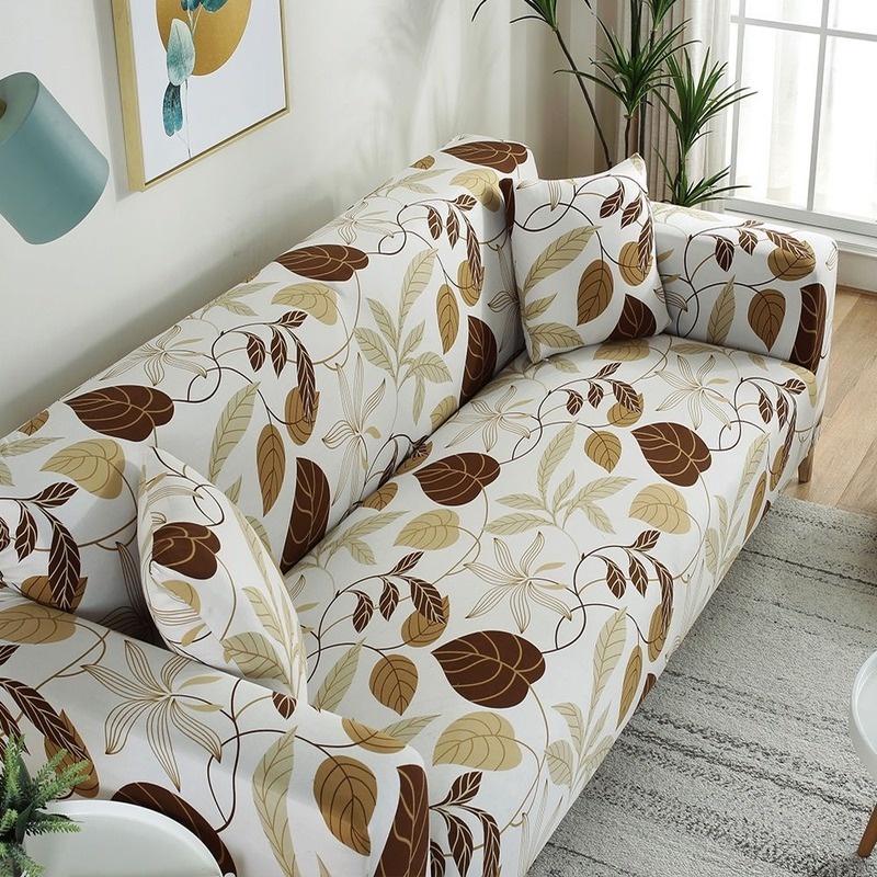 Vỏ Bọc Ghế Sofa Co Giãn Chống Trượt Thiết Kế Đơn Giản