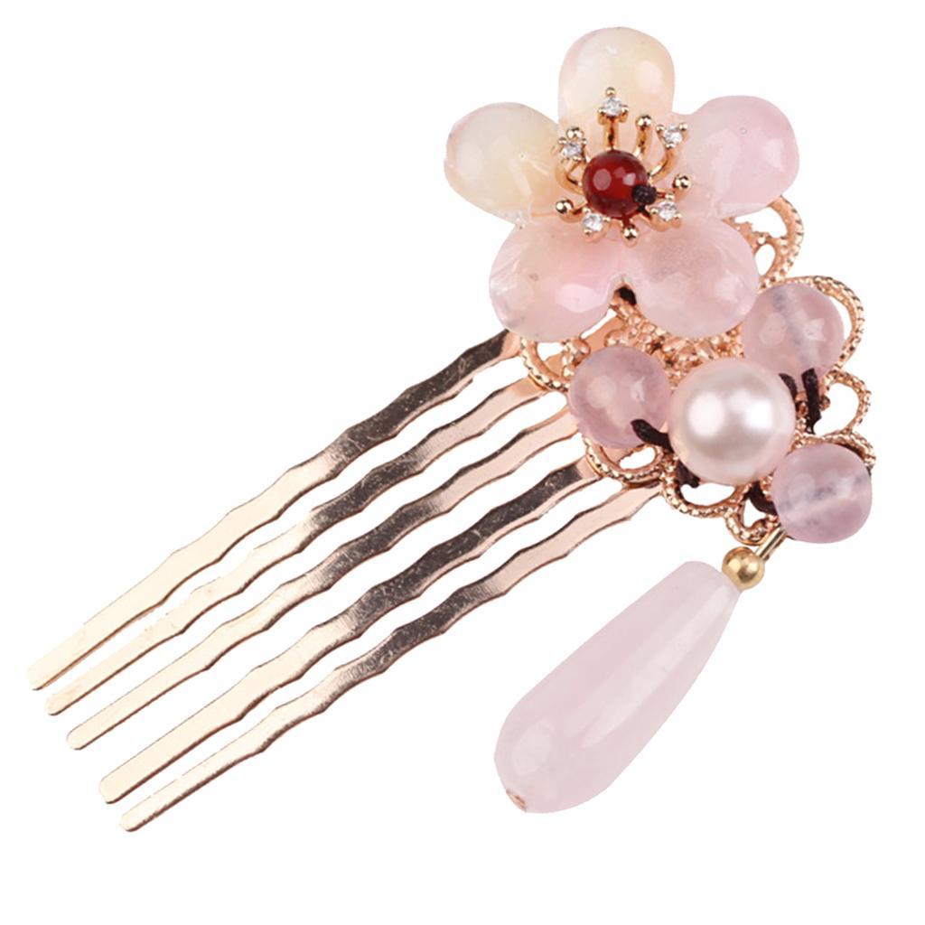 Hair Pin Hair Chopsticks Hairclips Hair Accessories Tool for Women Pink