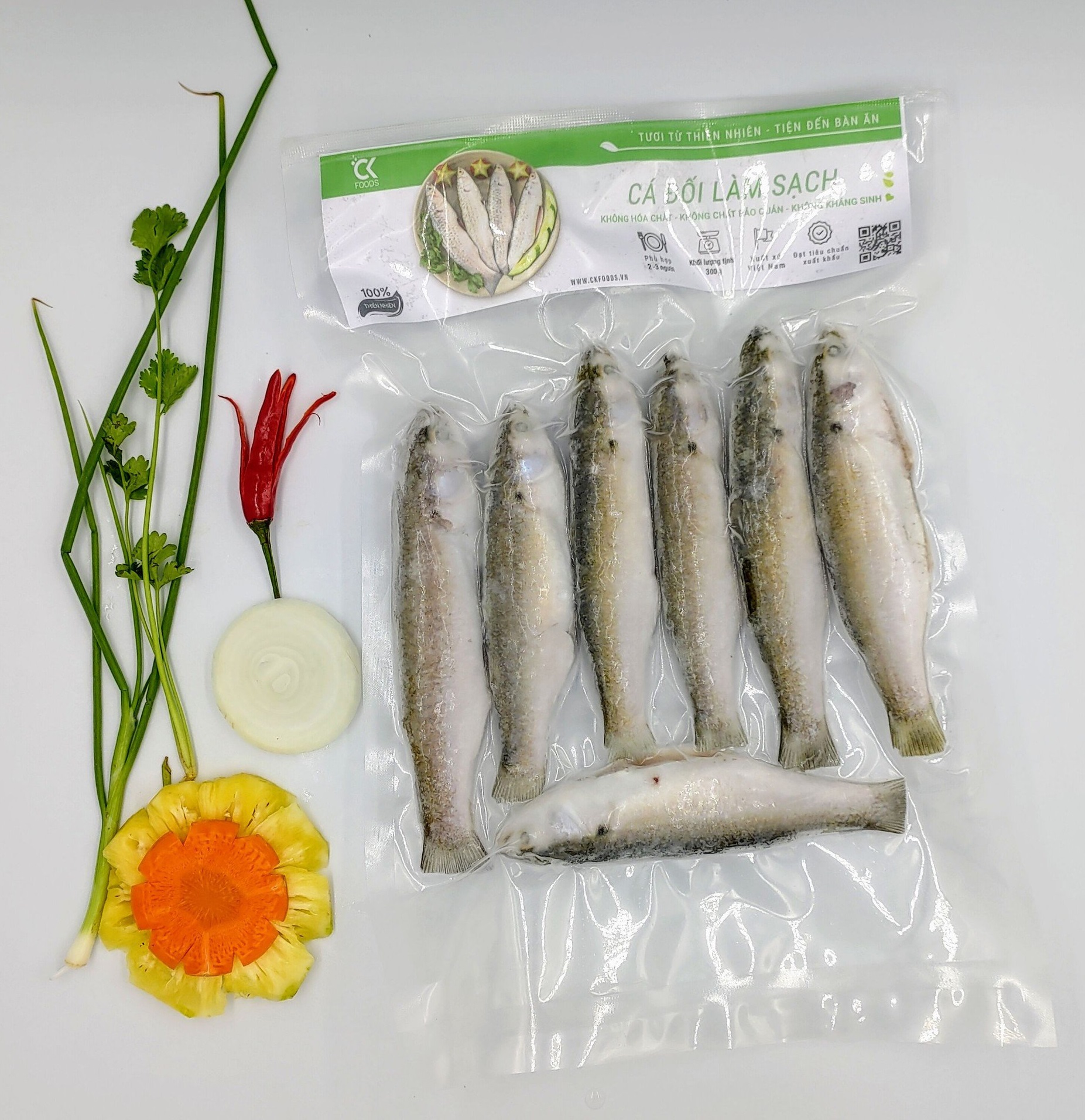 Cá đối làm sạch - CKFoods - 300 g