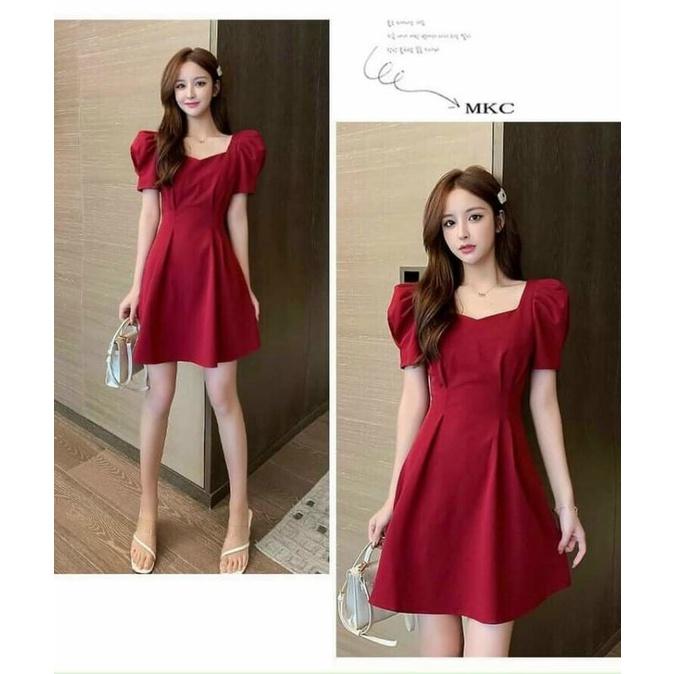 ĐẦM NỮ DÁNG SUÔNG ĐAN CHÉO DÂY LƯNG