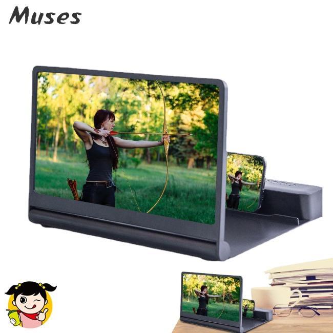 Giá Đỡ Khuếch Đại Màn Hình Điện Thoại Di Động F12 Hd 12 Inch Kết Nối Bluetooth 6d