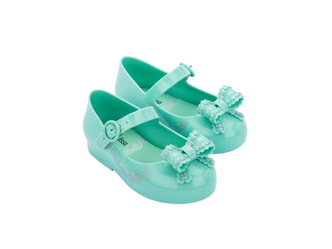 Giày thơm Mini Melissa Nơ viền xanh (full tag box)