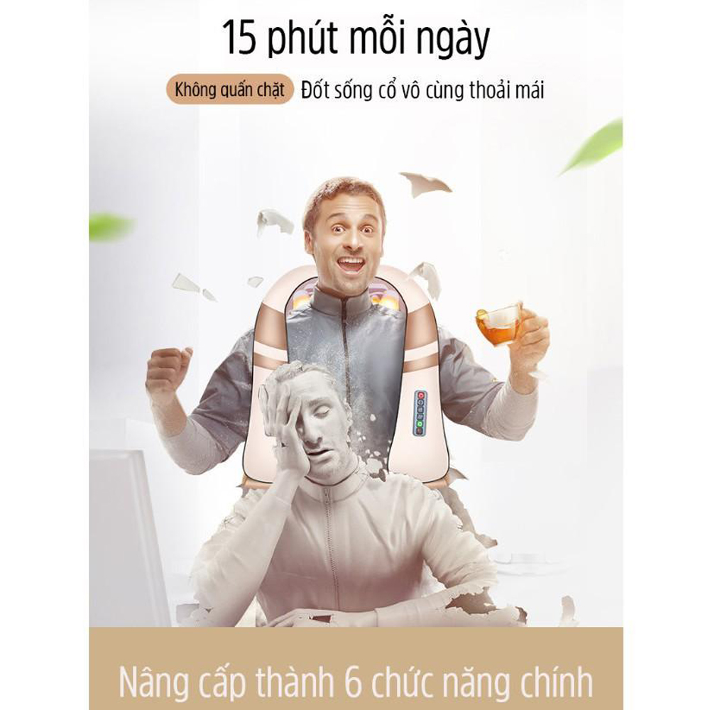 Máy Massage Cổ, Vai Gáy 6 Chức Năng Đi Kèm Công Suất 24W JKR-P1