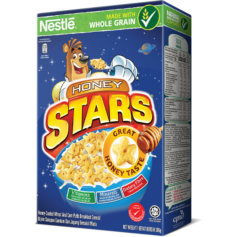 Combo 2 ngũ cốc ăn sáng Honey Stars (Hộp 300g) [Tặng hộp đựng đa năng]