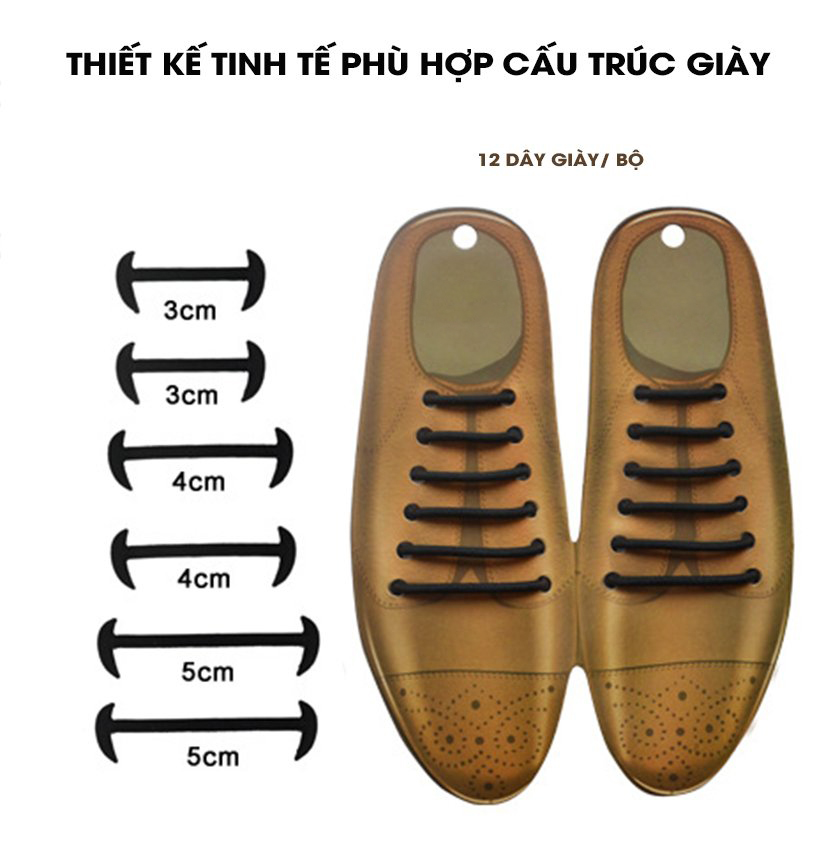 Dây Giày Tây Co Giãn Cao Cấp