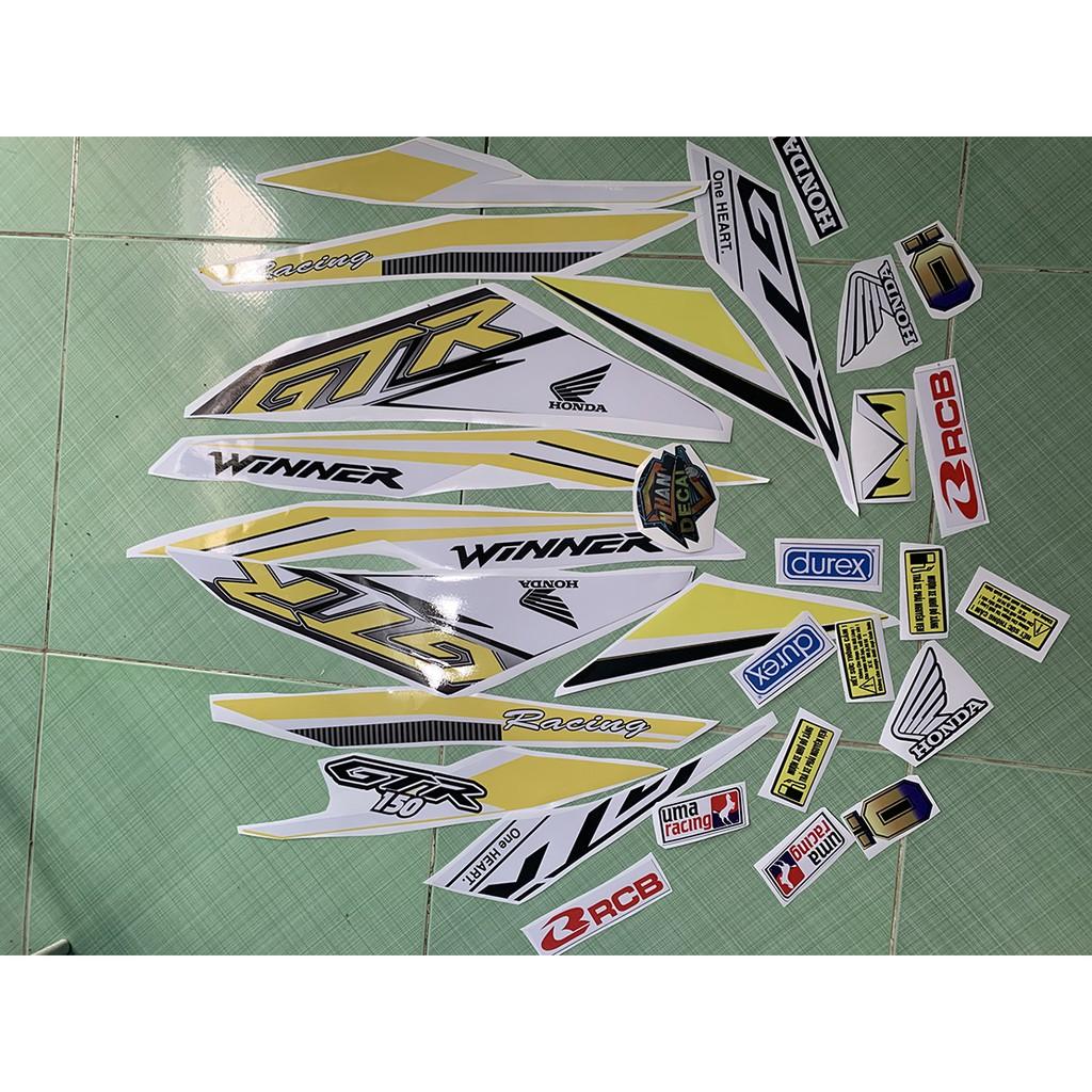 Tem winner 150 vàng trắng