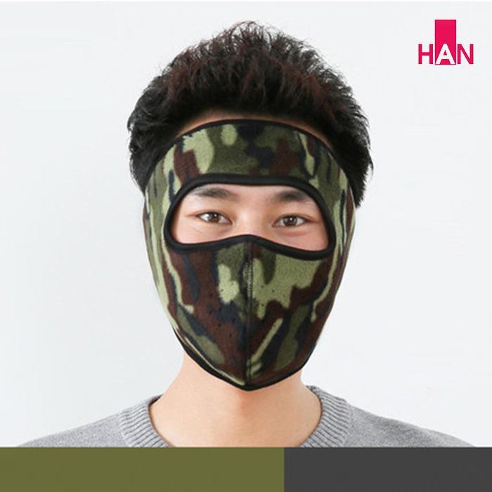 Khẩu trang ninja vải nỉ che kín mặt che tai dán gáy chống nắng chống gió lạnh - khau trang ninja ni