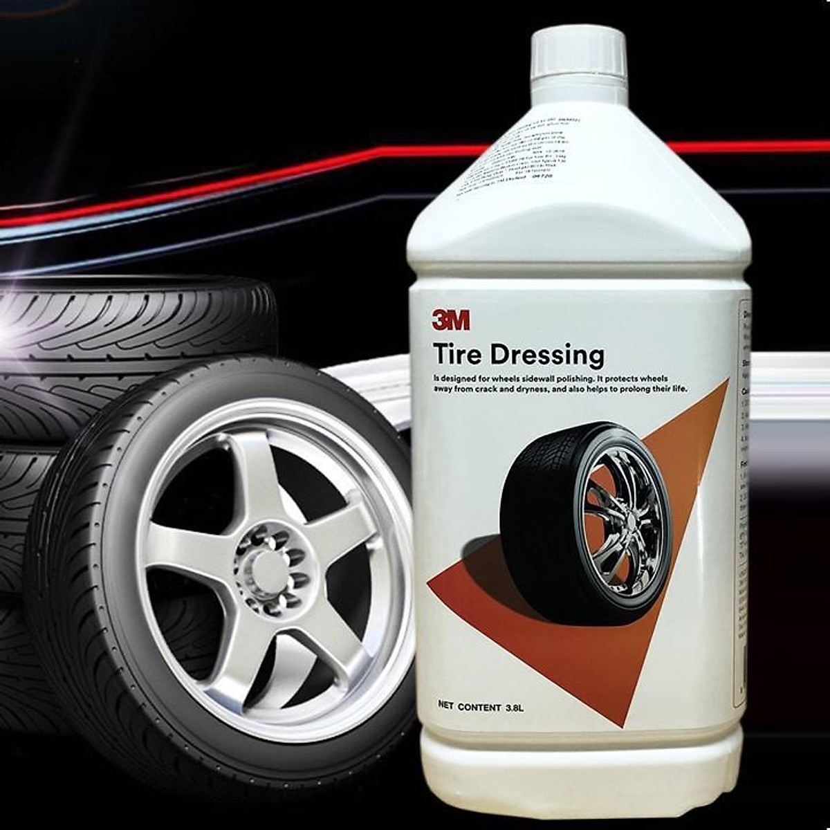 Dung Dịch Bảo Dưỡng Vỏ Xe Ô Tô 3M PN39042 Tire Gressing 3.8L