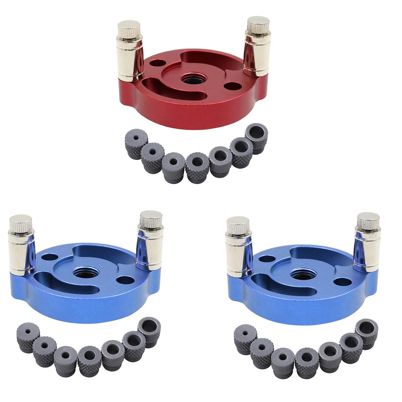 3 Sets 2-10mm Self-Centering Doweling Jig Set Vertical Hole Puncher Locator