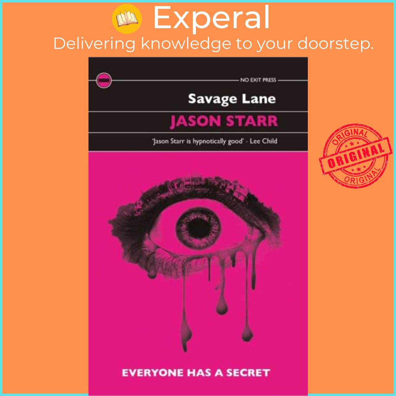 Sách - Savage Lane by Jason Starr (UK edition, paperback)