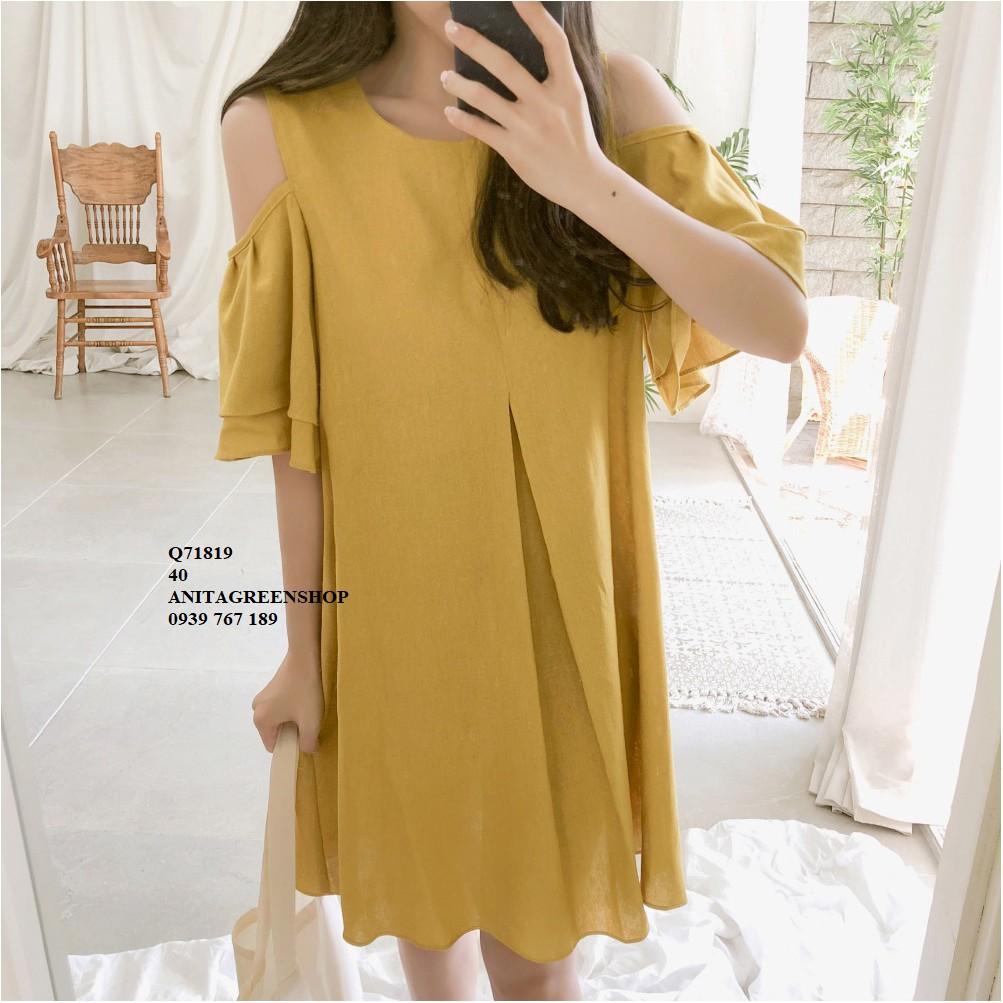 Q71819 ĐẦM SUÔNG KHOÉT VAI